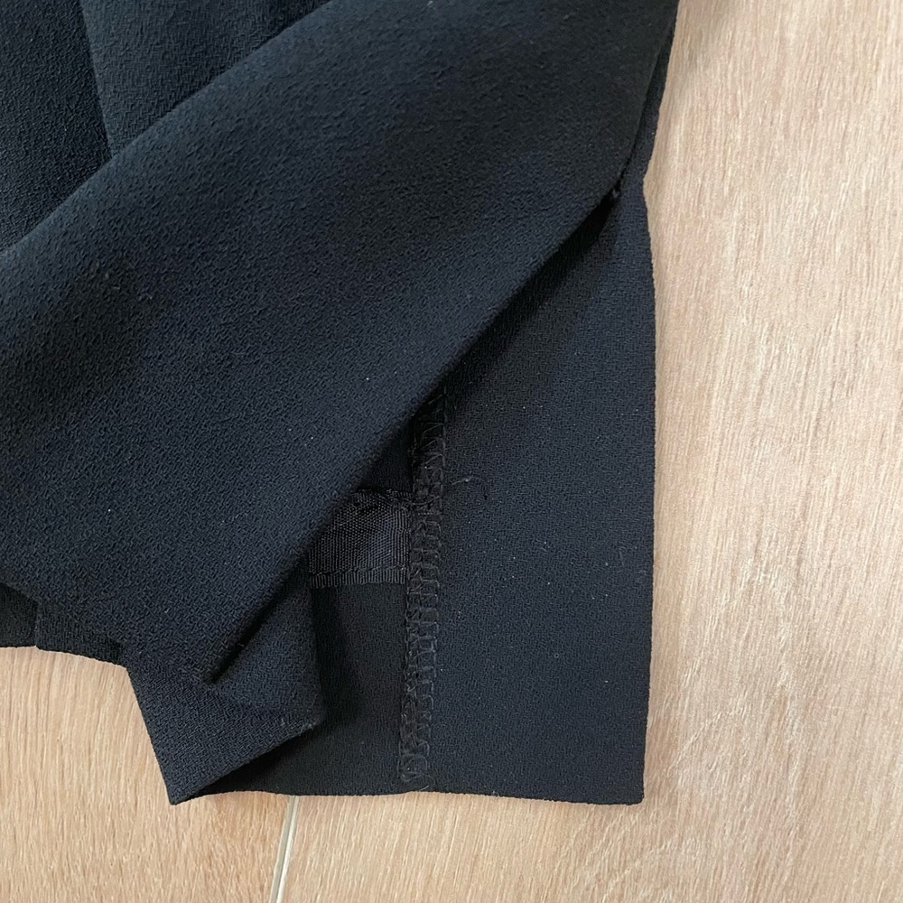 ANTHROPOLOGIE Essentials Pull-on Black High Waisted Pants - Picture 13 of 13